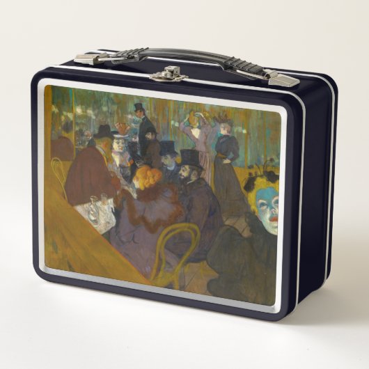トゥールーズ・ロートレック – アットザルージュ メタルランチボックス (正面)