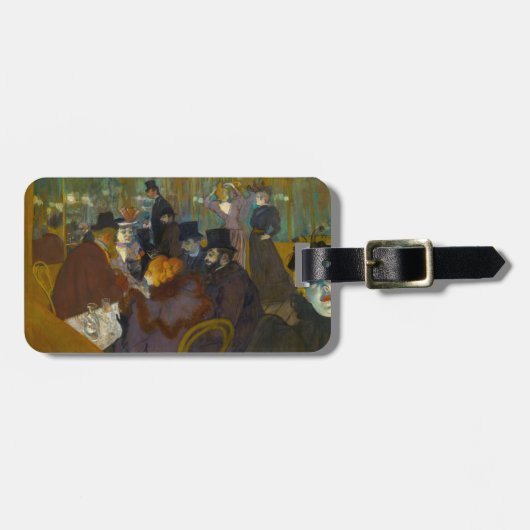 トゥールーズ・ロートレック – アットザルージュ ラゲッジタグ (正面横)