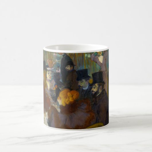トゥールーズ・ロートレック - アット・ザ・ルージュ コーヒーマグカップ (中央)