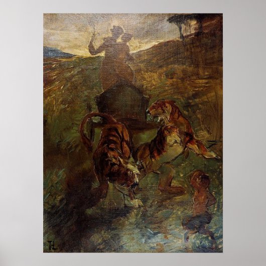 トゥールーズ – ロートレック – アレゴリー春の人生18... ポスター (正面)