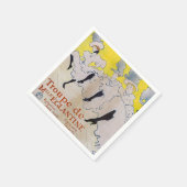 トゥールーズ・ロートレック - エグランティーヌ嬢の踊り手たち スタンダードカクテルナプキン (角)