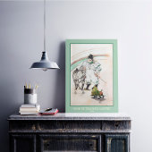 トゥールーズ・ロートレック、サーカスピエロwウホース&モンキー ポスター