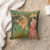 トゥールーズ・ロートレック – ザ・ルージュのダンス クッション (ブランケット)