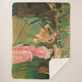 トゥールーズ・ロートレック – ザ・ルージュのダンス シェルパブランケット (正面)