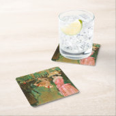 トゥールーズ・ロートレック – ザ・ルージュのダンス スクエアペーパーコースター (インサイチュ)