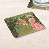 トゥールーズ・ロートレック – ザ・ルージュのダンス スクエアペーパーコースター (アングル)