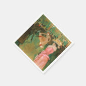 トゥールーズ・ロートレック – ザ・ルージュのダンス スタンダードカクテルナプキン (角)