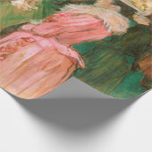 トゥールーズ・ロートレック – ザ・ルージュのダンス ラッピングペーパー (角)