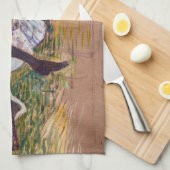 トゥールーズ – ロートレック – ジェーンアヴリル踊り キッチンタオル (四つ折り)