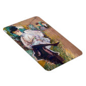 トゥールーズ – ロートレック – ジェーンアヴリル踊り マグネット (右側)