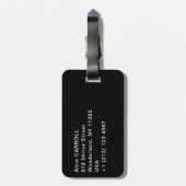 トゥールーズ・ロートレック - ディヴァン・ジャポネーズ ラゲッジタグ (裏面縦)