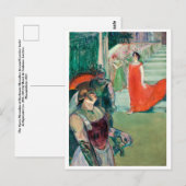 トゥールーズ・ロートレック ポストカード (正面/裏面)