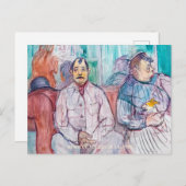 トゥールーズ・ロートレック、マダム、サー、ドッグ ポストカード (正面/裏面)