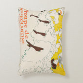 トゥールーズ・ロートレック、マドモワゼル・エグランティン劇団 アクセントクッション (正面(垂直))