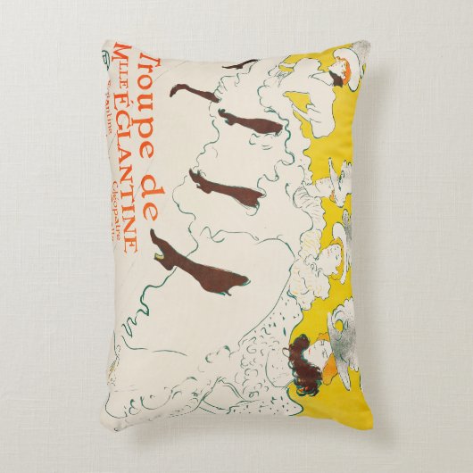 トゥールーズ・ロートレック、マドモワゼル・エグランティン劇団 アクセントクッション (正面(垂直))