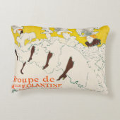 トゥールーズ・ロートレック、マドモワゼル・エグランティン劇団 アクセントクッション (裏面)