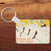 トゥールーズ・ロートレック、マドモワゼル・エグランティン劇団 キーホルダー (裏面)