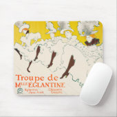トゥールーズ・ロートレック、マドモワゼル・エグランティン劇団 マウスパッド (マウス)