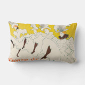 トゥールーズ・ロートレック、マドモワゼル・エグランティン劇団 ランバークッション (裏面)