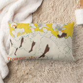 トゥールーズ・ロートレック、マドモワゼル・エグランティン劇団 ランバークッション (ブランケット)