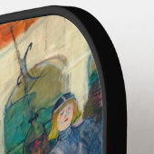 トゥールーズ・ロートレック - マルセル・レンデル、ボレロを踊る ピックルボールラケット (左詳細)