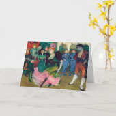 トゥールーズ・ロートレック – マルセレ貸し手，踊りボレロ カード (黄色い花)