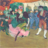 トゥールーズ・ロートレック – マルセレ貸し手，踊りボレロ シール (正面)