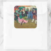 トゥールーズ・ロートレック – マルセレ貸し手,踊りボレロ スクエアシール (バッグ)