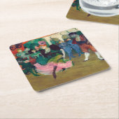 トゥールーズ・ロートレック – マルセレ貸し手,踊りボレロ スクエアペーパーコースター (アングル)