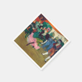 トゥールーズ・ロートレック – マルセレ貸し手,踊りボレロ スタンダードカクテルナプキン (角)