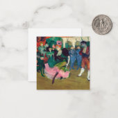 トゥールーズ・ロートレック – マルセレ貸し手,踊りボレロ ノートカード (正面/裏面インサイチュ)