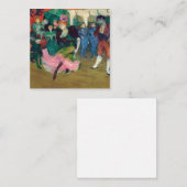 トゥールーズ・ロートレック – マルセレ貸し手,踊りボレロ ノートカード (正面/裏面)