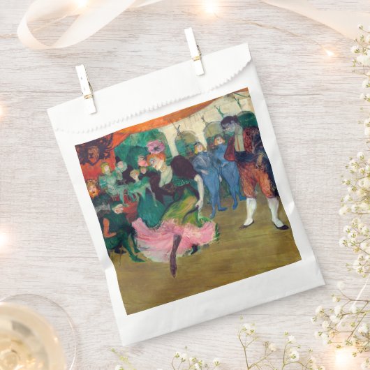 トゥールーズ・ロートレック – マルセレ貸し手,踊りボレロ フェイバーバッグ (クリップ留めされた状態)