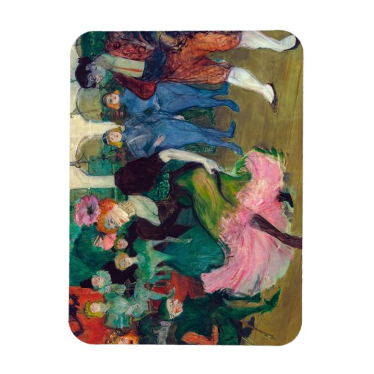 トゥールーズ・ロートレック – マルセレ貸し手,踊りボレロ マグネット (縦)