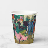 トゥールーズ・ロートレック – マルセレ貸し手，踊りボレロ 紙コップ (裏面)