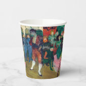 トゥールーズ・ロートレック – マルセレ貸し手，踊りボレロ 紙コップ (左)