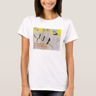 トゥールーズ=ロートレック - ミス・エグランティーヌ劇場 Tシャツ
