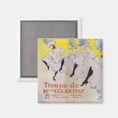 トゥールーズ・ロートレック – ムル・エグランティン劇団 マグネット (正面/裏面)