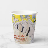 トゥールーズ・ロートレック – ムル・エグランティン劇団 紙コップ (裏面)