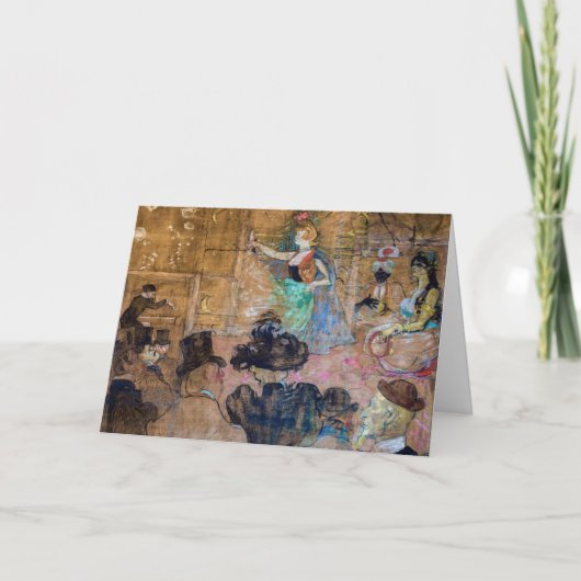 トゥールーズ・ロートレック – モリッシュ・ダンス/アルメース カード (正面)