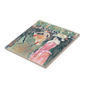 トゥールーズ・ロートレック:ルージュで タイル (側面)