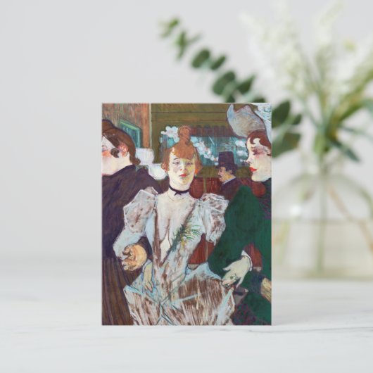 トゥールーズ・ロートレック - ルージュに到着するラ・グルー ポストカード (スタンド正面)