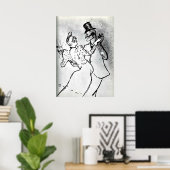 トゥールーズ・ロートレック:ワルツ州ラグールーとバレンティン ポスター (ホームオフィス)