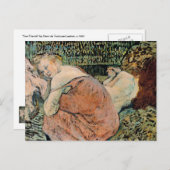 トゥールーズ・ロートレック：二人の友人 ポストカード (正面/裏面)