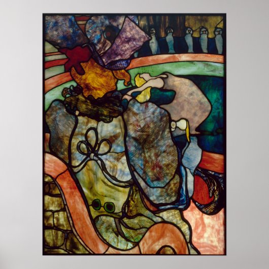 トゥールーズ・ロートレック – 新サーカスでパパクリサン… ポスター (正面)