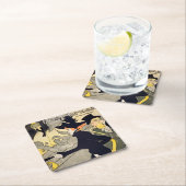 トゥールーズ・ロートレック – Divan Japonais スクエアペーパーコースター (インサイチュ)