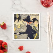 トゥールーズ・ロートレック – Divan Japonais スタンダードカクテルナプキン (インサイチュ)