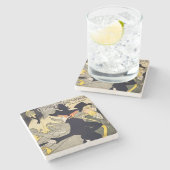 トゥールーズ・ロートレック – Divan Japonais ストーンコースター (横)