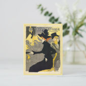 トゥールーズ・ロートレック：Divan Japonais （ミュージックホール） ポストカード (スタンド正面)