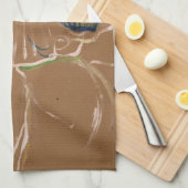 トゥールーズ・ロートレック – Yvette Guilbert Singing キッチンタオル (四つ折り)